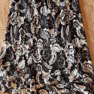 Black & White Pattern Skirt